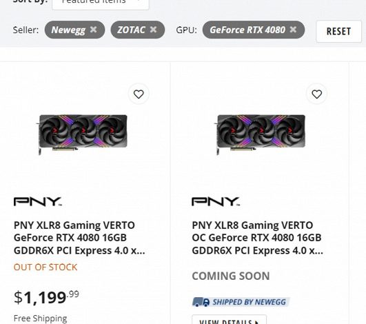 Фото - Как минимум в США можно будет купить GeForce RTX 4080 за рекомендованные 1200 долларов